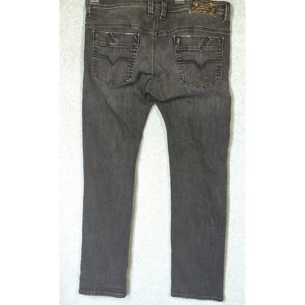 Diesel Industry SAFADO Jeans Men 34 x 32 Regular Slim Straight  Button Fly ORZ40